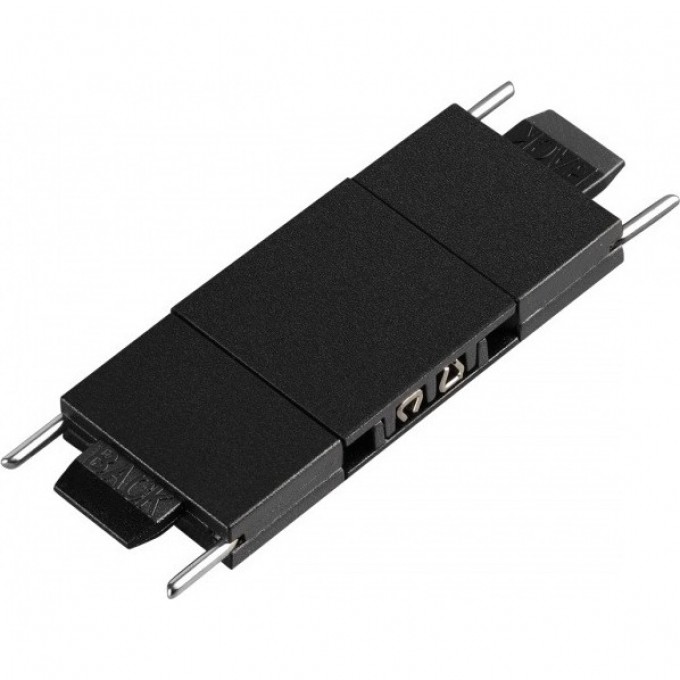 Соединитель с токопроводом NOVOTECH EASY 135268 SHINO NT24 прямой для низковольтного шинопровода IP20 24V черный NV-135268