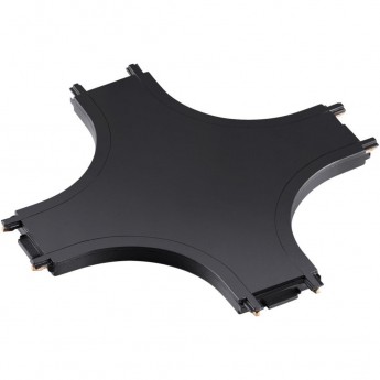 Соединитель с токопроводом "X" NOVOTECH SMAL SHINO NT23 000 для низковольтного шинопровода, IP20 48V (черный) Соединитель с токопроводом "X" NOVOTECH SMAL SHINO NT23 000 для низковольтного шинопровода, IP20 48V (черный)