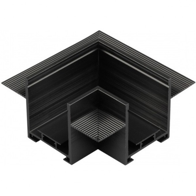 Соединитель угловой NOVOTECH EASY 135274 SHINO NT24 000 "L" для шинопровода встраиваемого в ГКЛ IP20 24V черный NV-135274